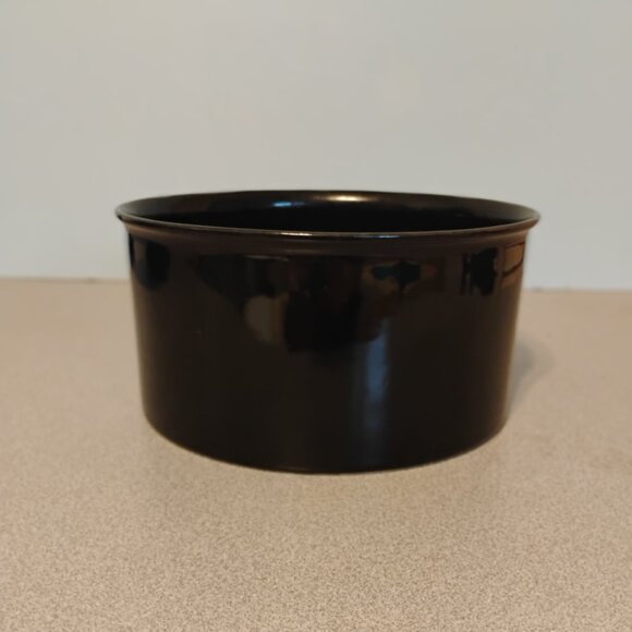 Boda Nova Sweden Straight Side Black Bowl MCM - Picture 1 of 5